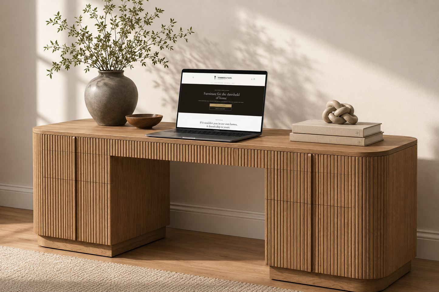 The Ellsworth Reeded Desk
